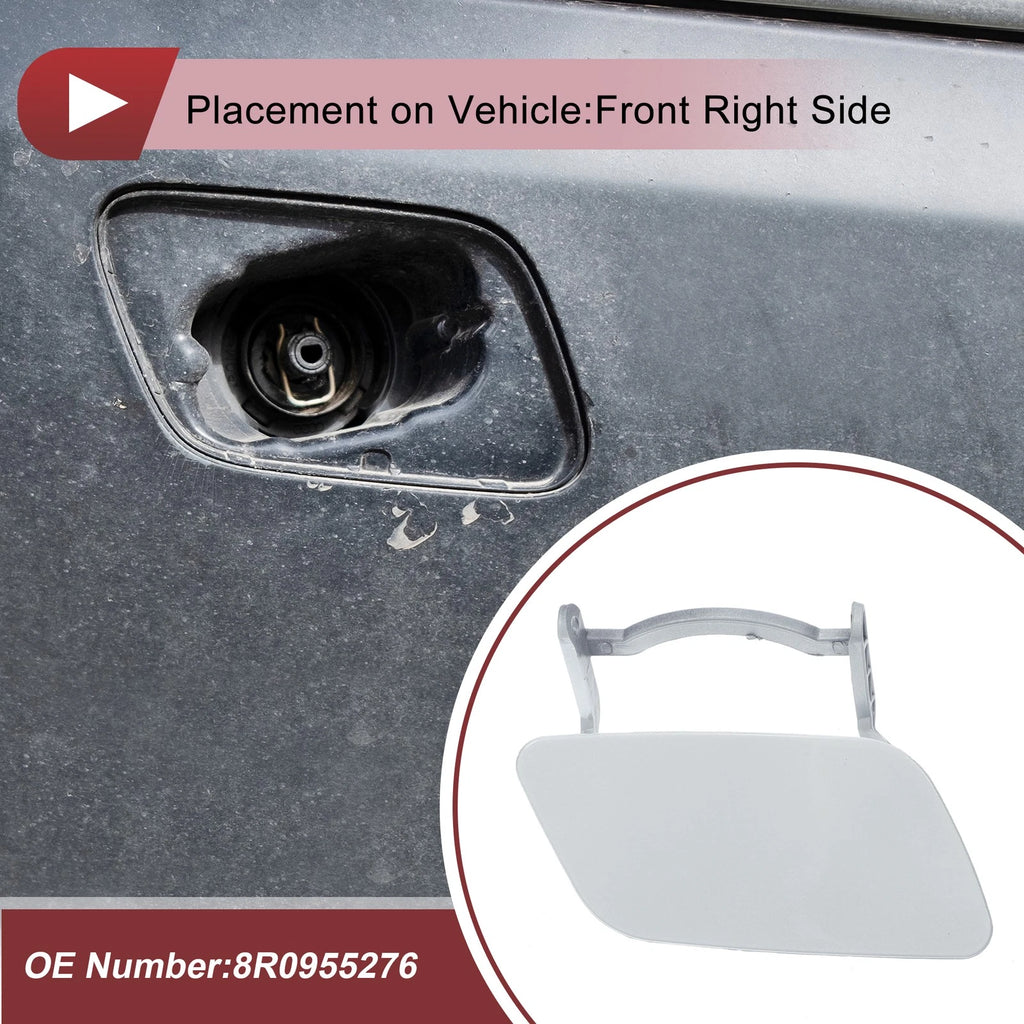 Front Right Washer Nozzle Cover Cap Replacement for Audi Q5 (2009–2012)