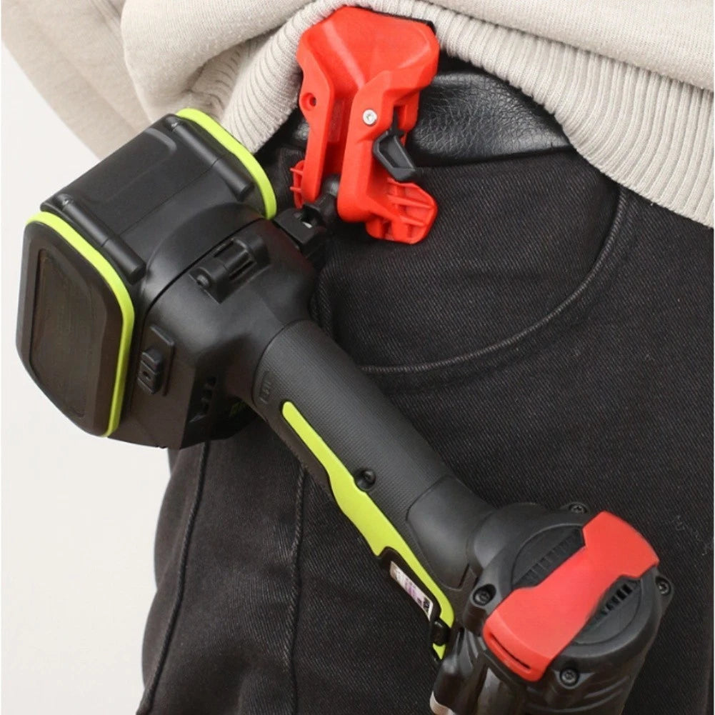 Electric Tool Waist Hook with Quick Release and Metal Attachment