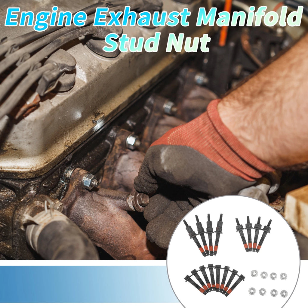 Exhaust Manifold Stud Bolt Nut Kit for Jeep Grand Cherokee (2005–2010)