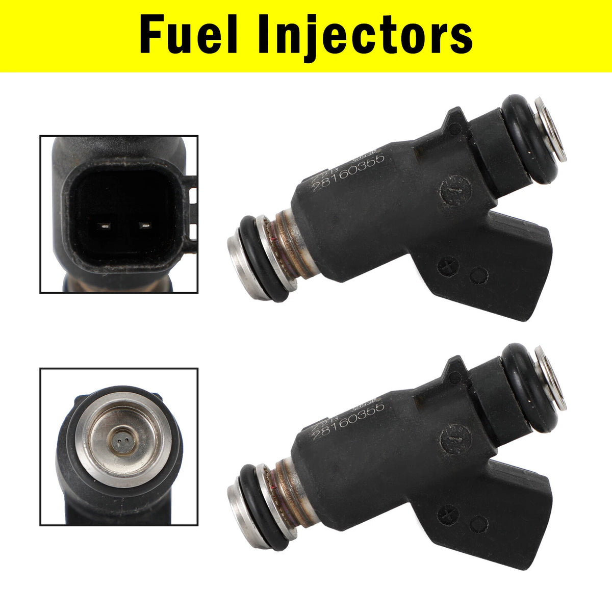Fuel Injector 2 Hole for HiSun EFI UTV550 MSU500 HS500 Cowboy TSC TE (N/A)