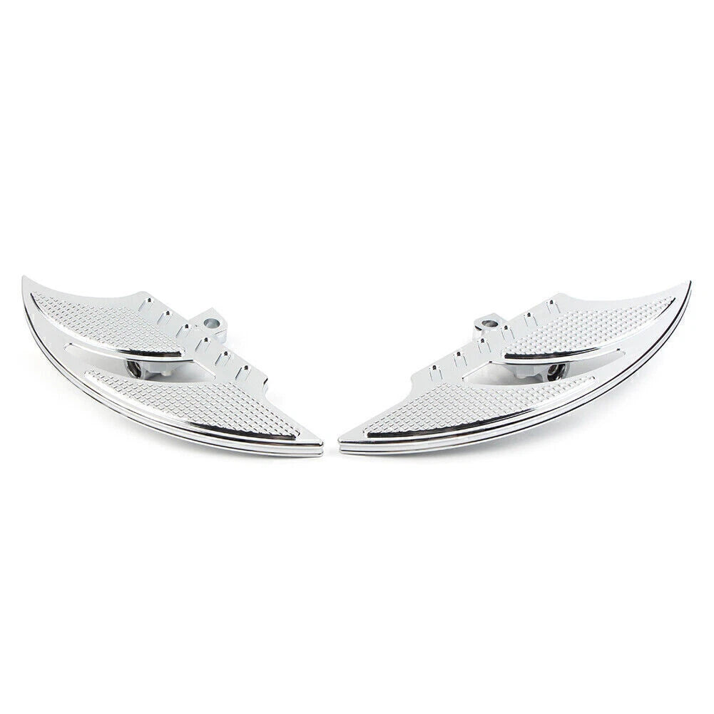 Chrome Male Mount FootPeg Passenger Floorboard for Harley Dyna FXD FLST