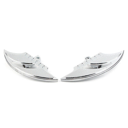 Chrome Male Mount FootPeg Passenger Floorboard for Harley Dyna FXD FLST