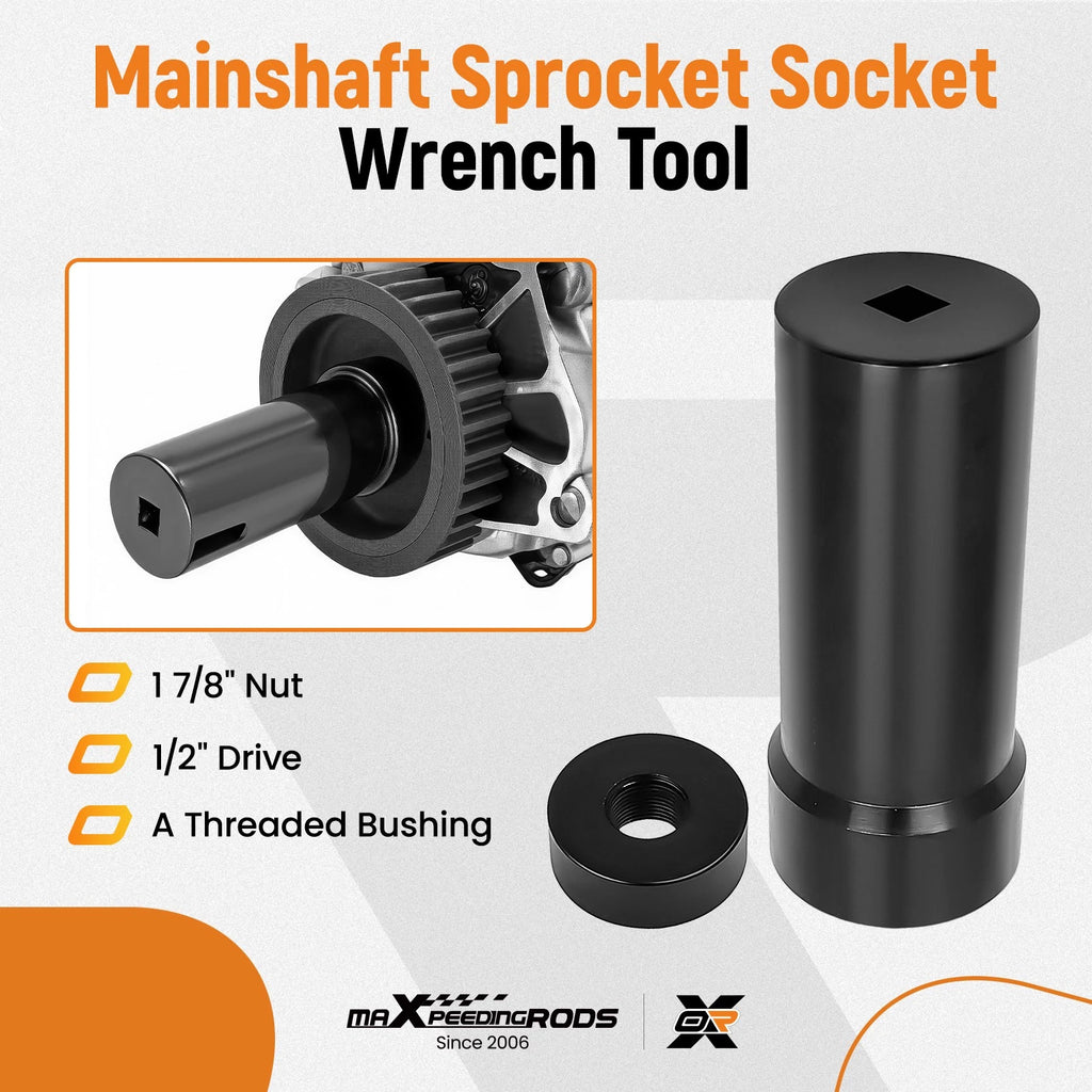 Mainshaft Sprocket Pulley Lock Nut 1 7/8" Socket for Harley Davidson