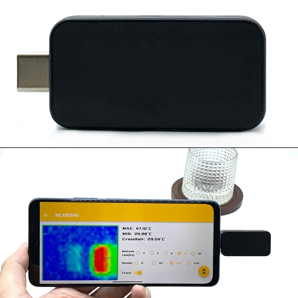Thermal Imager MLX90640 for Android Mobile Use with TypeC Connector