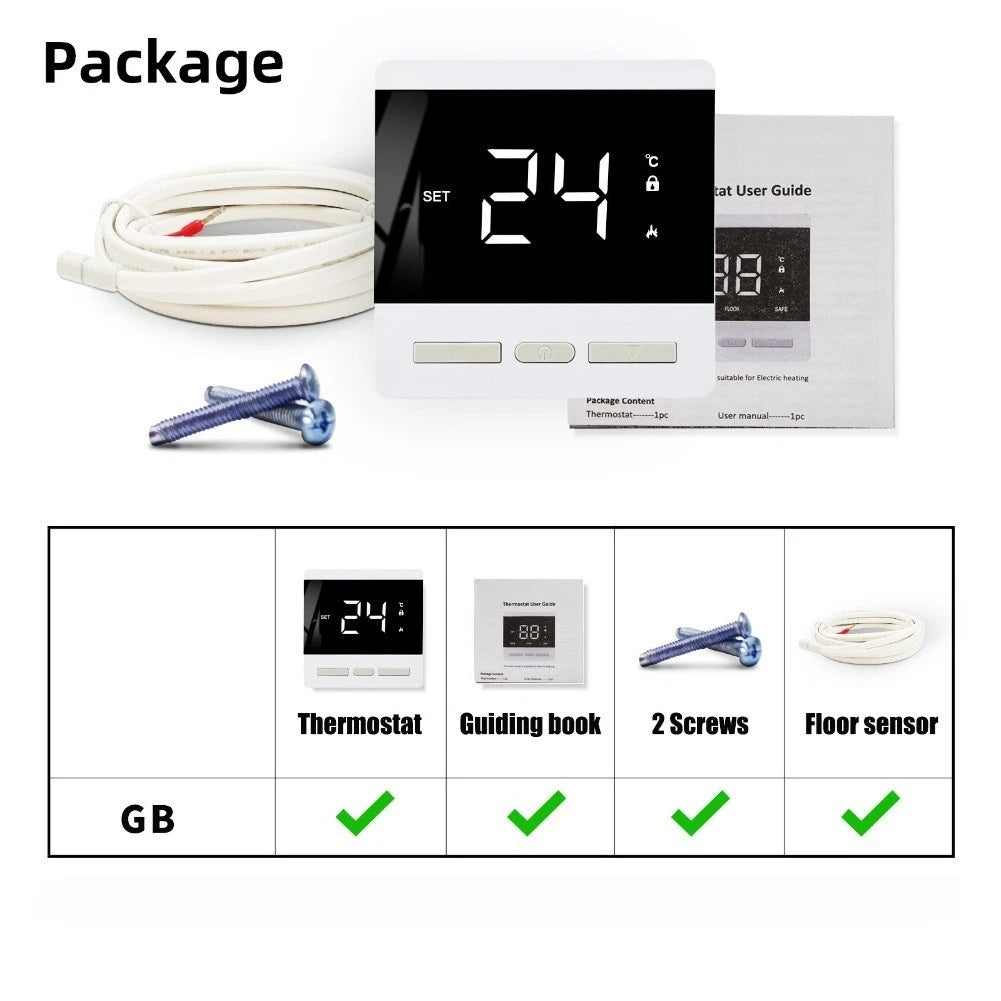 Electric Floor Heating Thermostat for Smart Control