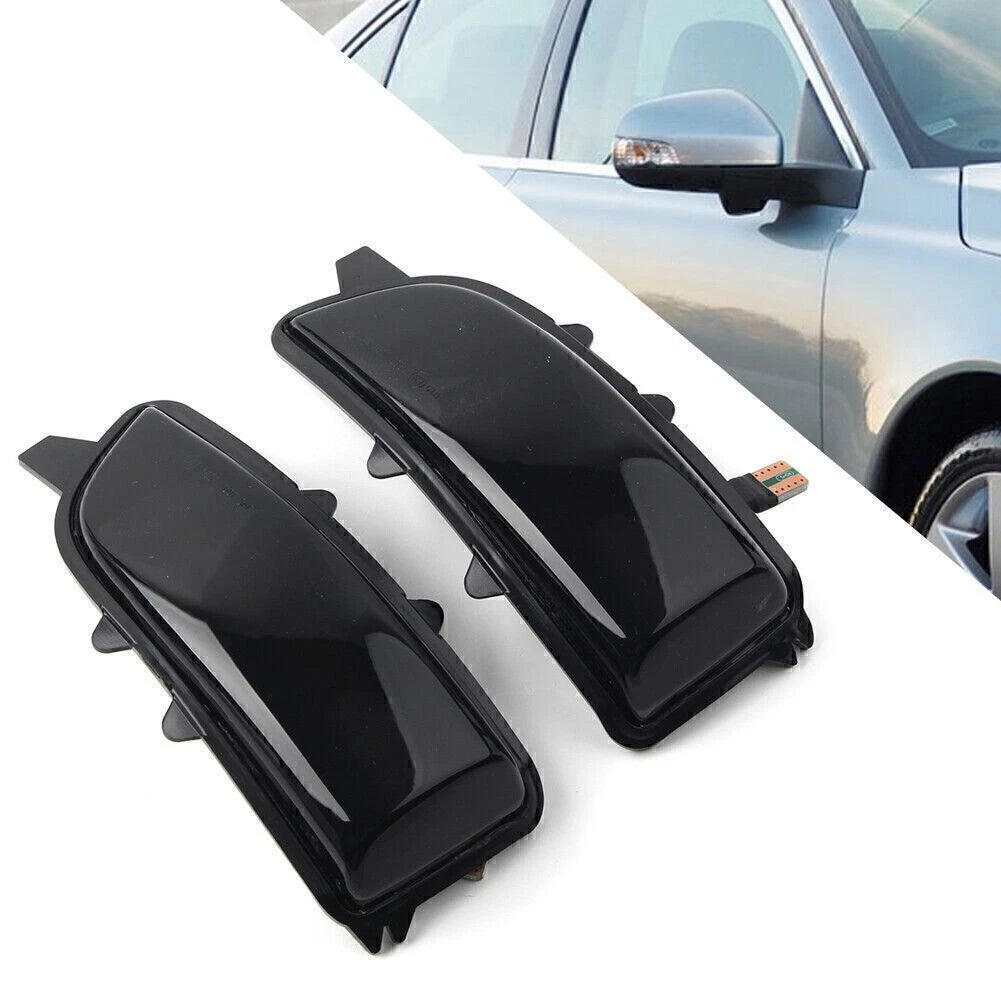 Pair Side Mirror Dynamic Turn Signal Light for Volvo C30 C70 S40 S60 V40 V50 V70 (2006–2016)