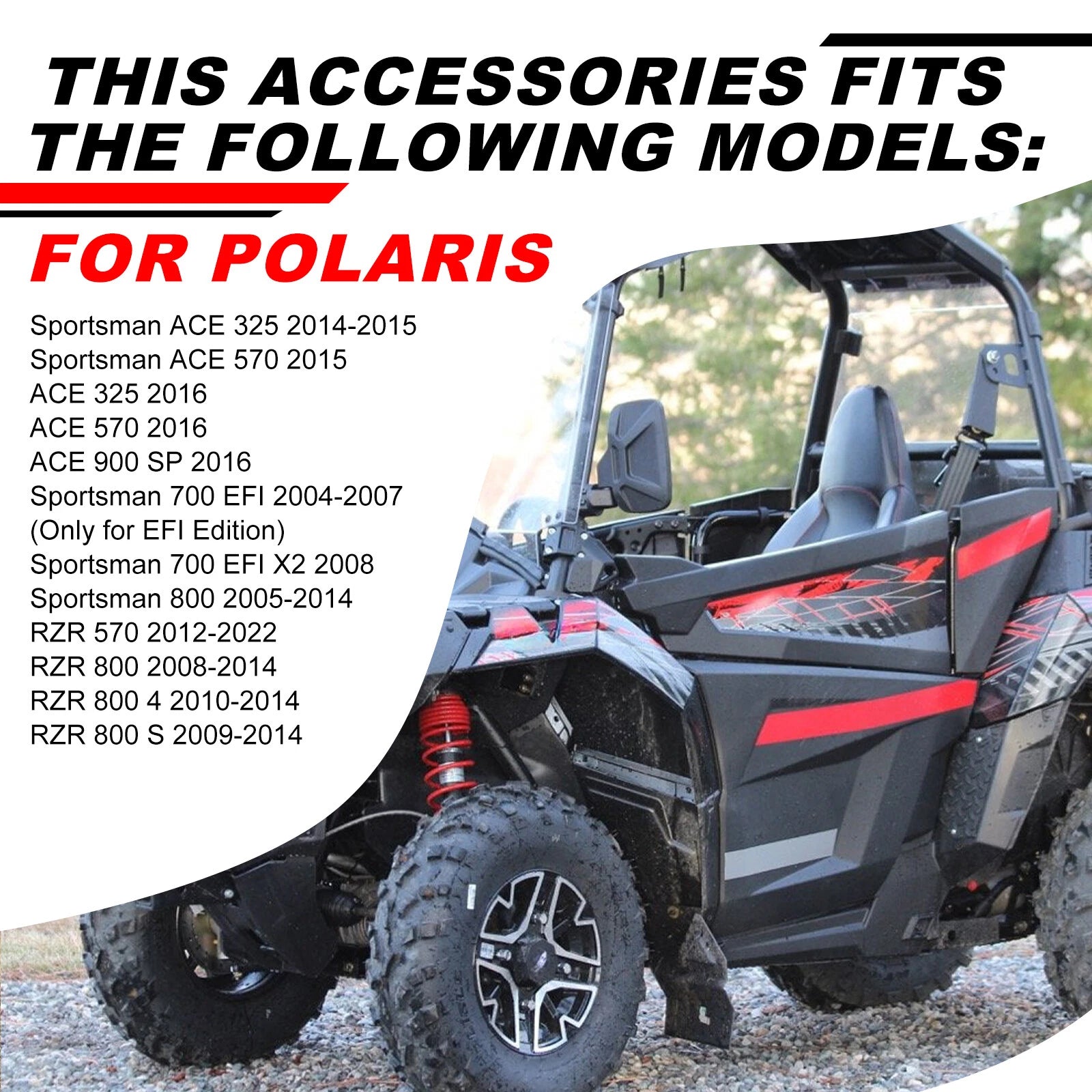Radiator Cooling Fan Assembly w/ Shroud for Polaris Sportsman 800 700 EFI (2004–2014)