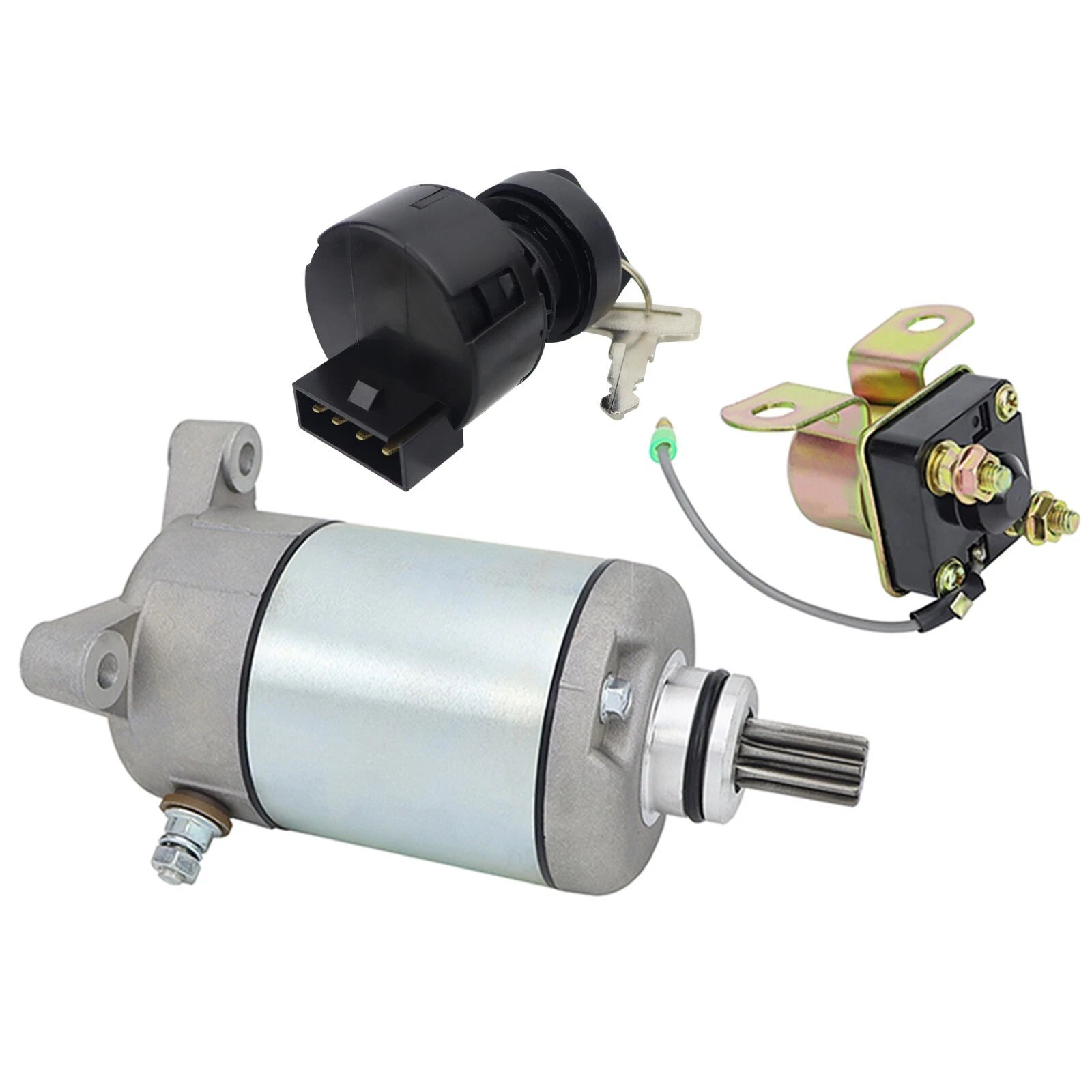 Starter for Polaris Sportsman 500 4X4 (2000) with Relay & Key Switch
