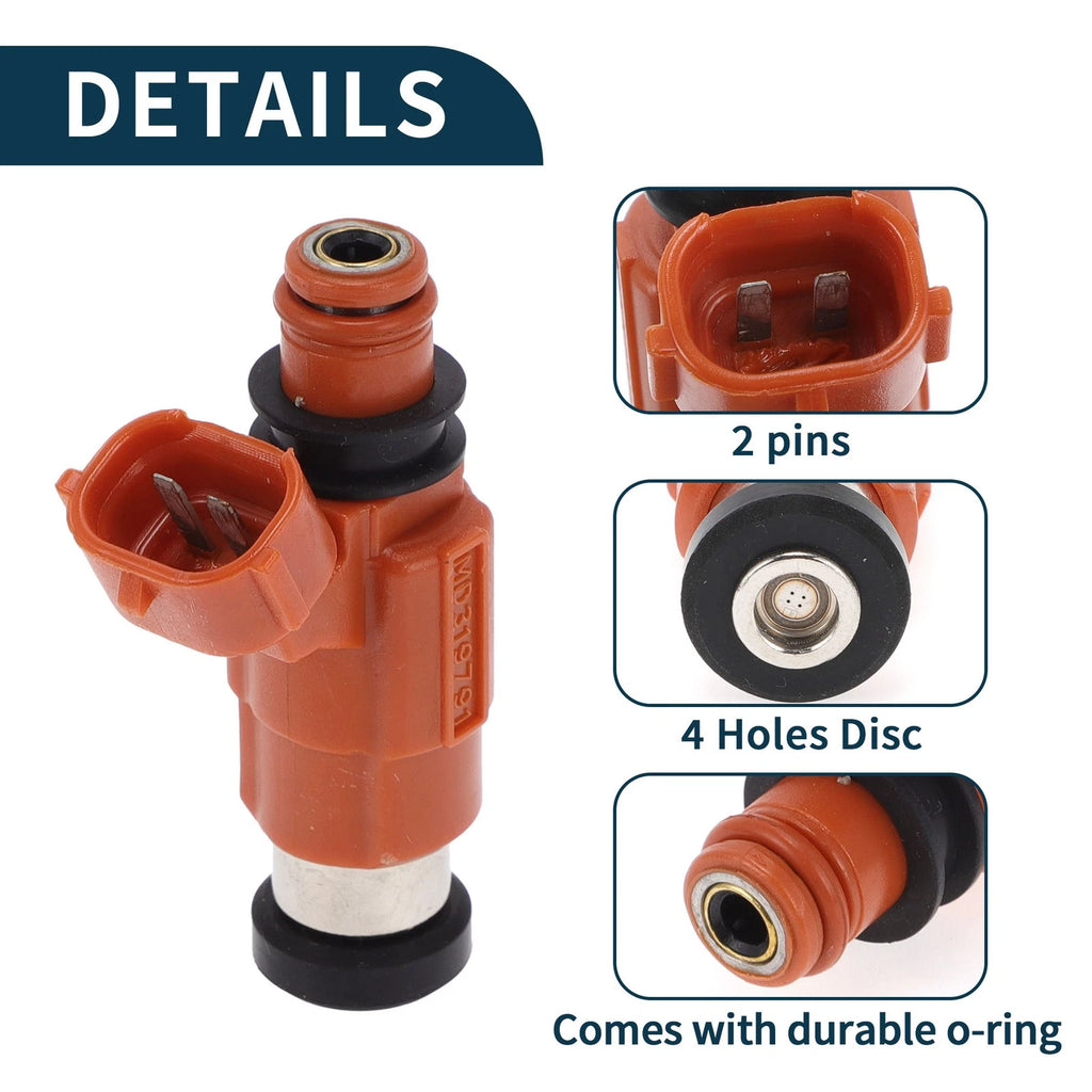 Fuel Injector No.MD319791 for Mitsubishi Eclipse GT (2000–2005)