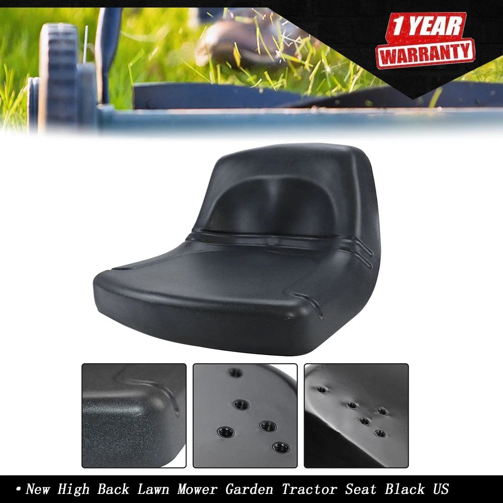 Low Back Lawn Mower Garden Tractor Seat for