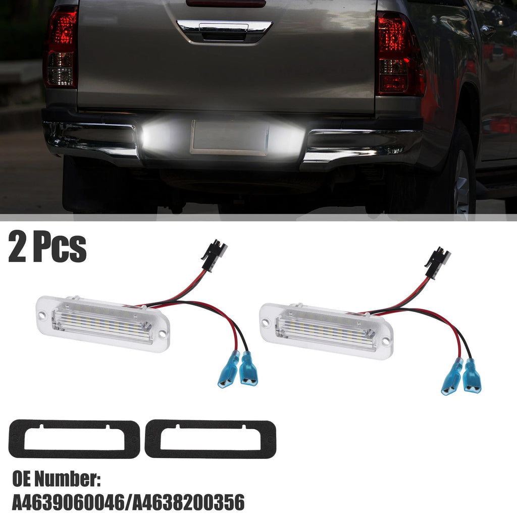 2pcs LED License Plate Light for Mercedes-Benz G500 (2013–2021)