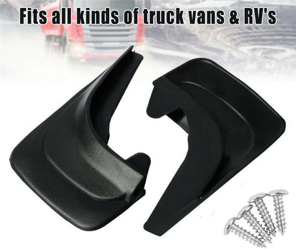 2X Black Mud Flaps for Car Van Front Rear Fender Protector