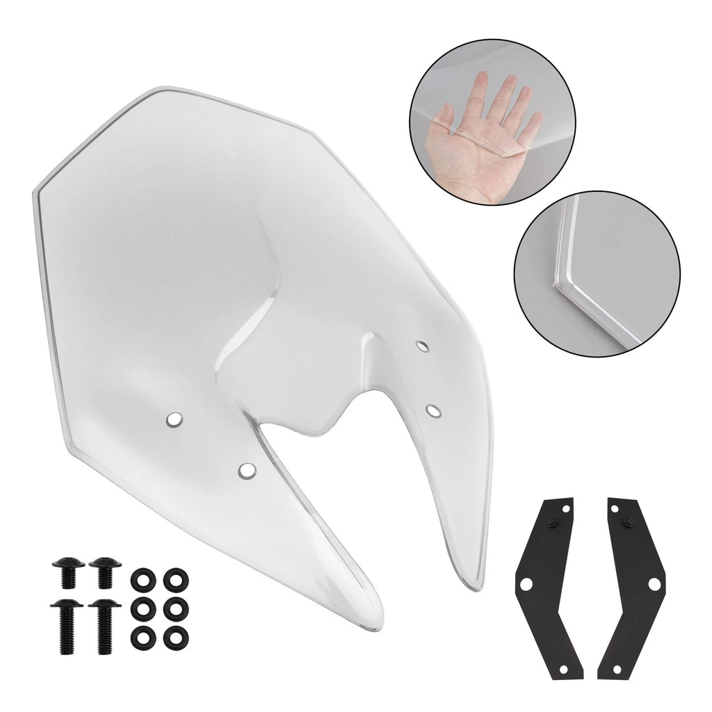 Windscreen Windshield + Bracket for Kawasaki Z900 (2025) Clear