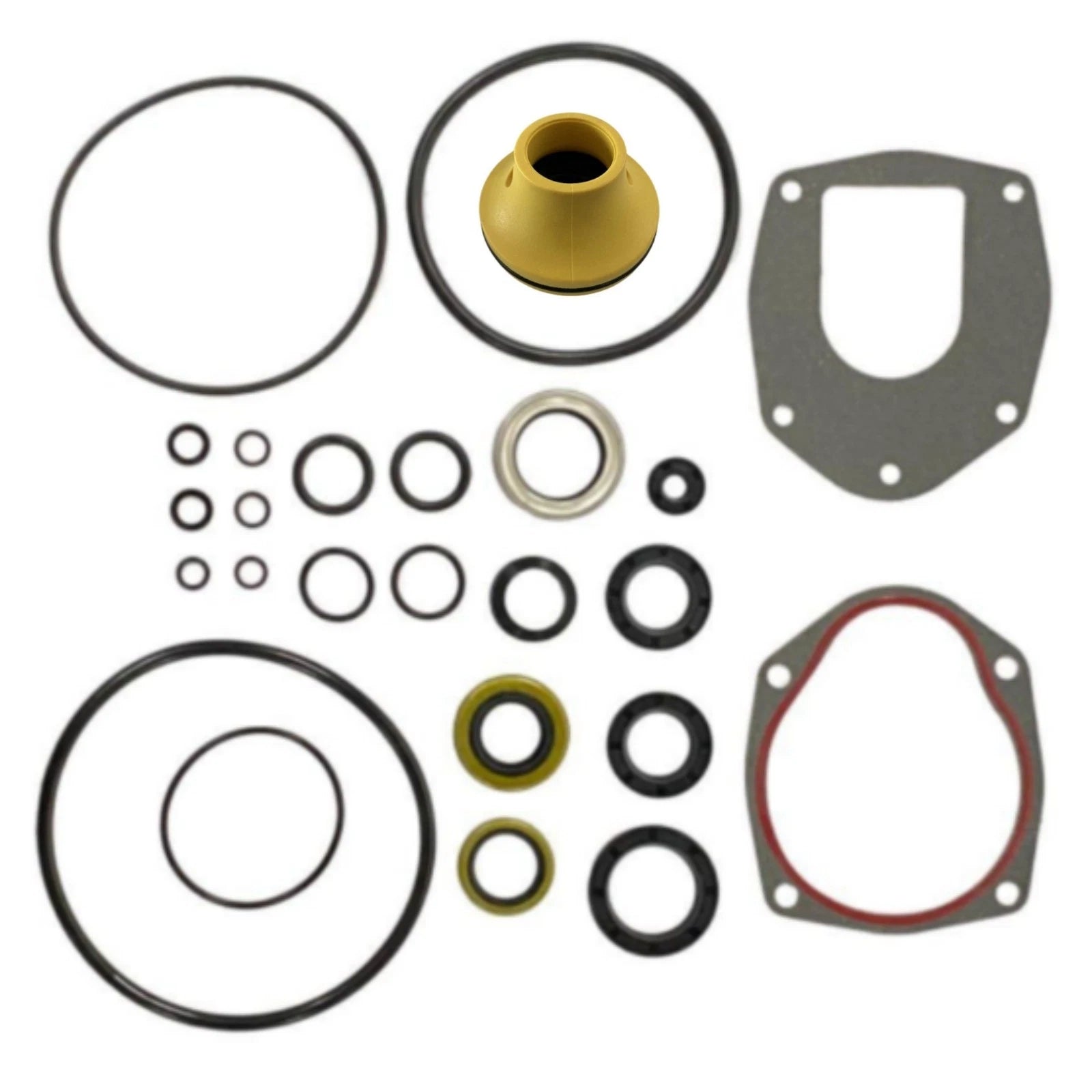 Lower Unit Gear Housing Seal Kit for Mercruiser Alpha 1 GEN 2 (1983–1990) 26-816575A3, 18-2646-1