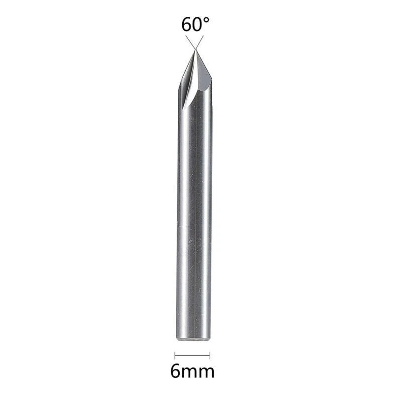 6mm Carbide Chamfer End Mill for Equipment Accessory (V Slot)