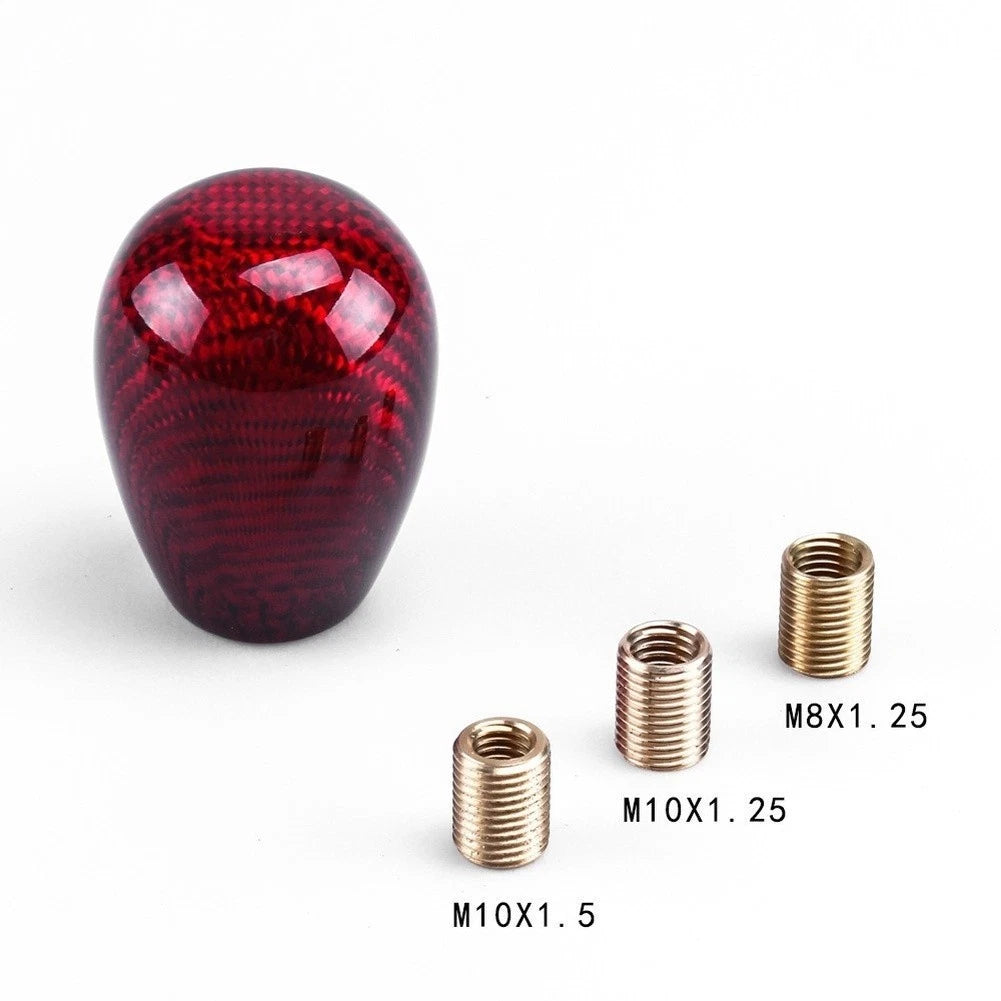 Lightweight Carbon Fiber Shift Knob for Vehicle Gear Systems