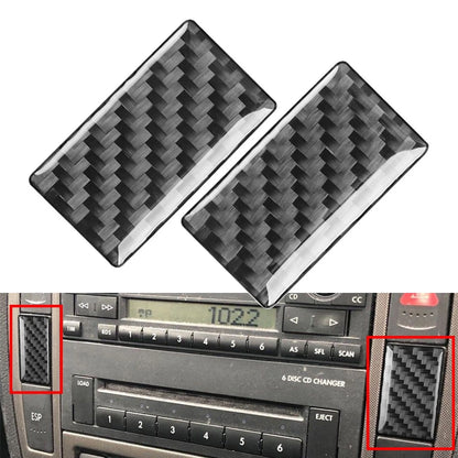 Radio CD Panel Side Button Cover for Volkswagen Passat B5 (2001–2005) Black