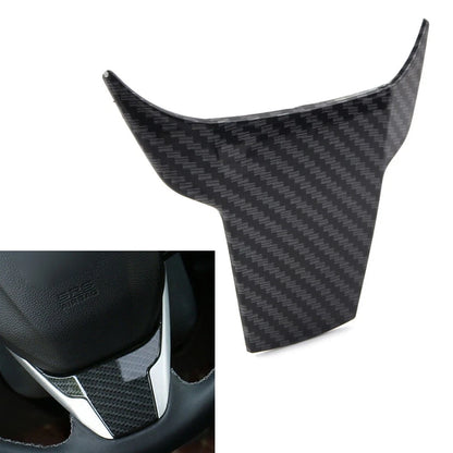 Carbon Fiber Steering Wheel Cover Trim for Honda Civic (2016–2017)