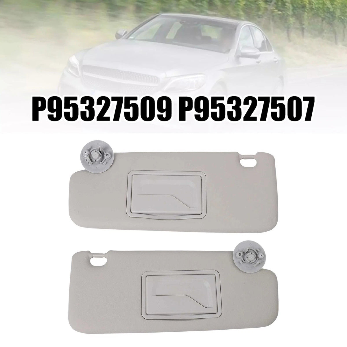 Set of 2 Sun Visors for Chevy Sonic (2012–2020) P95327509 P95327507
