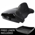 Chopped Trunk Backrest for Harley Touring (2009–2013) - Vivid Black