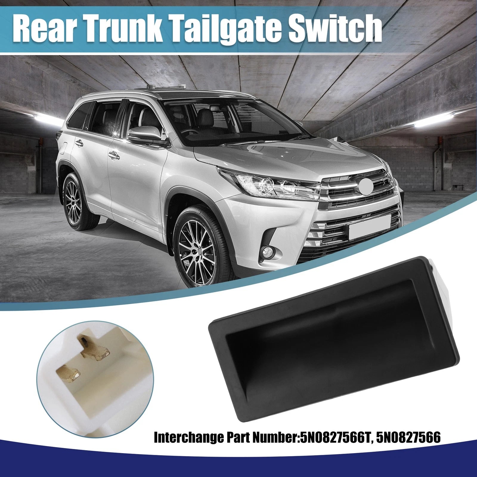 Rear Trunk Tailgate Switch for Volkswagen Jetta (2010–2018)
