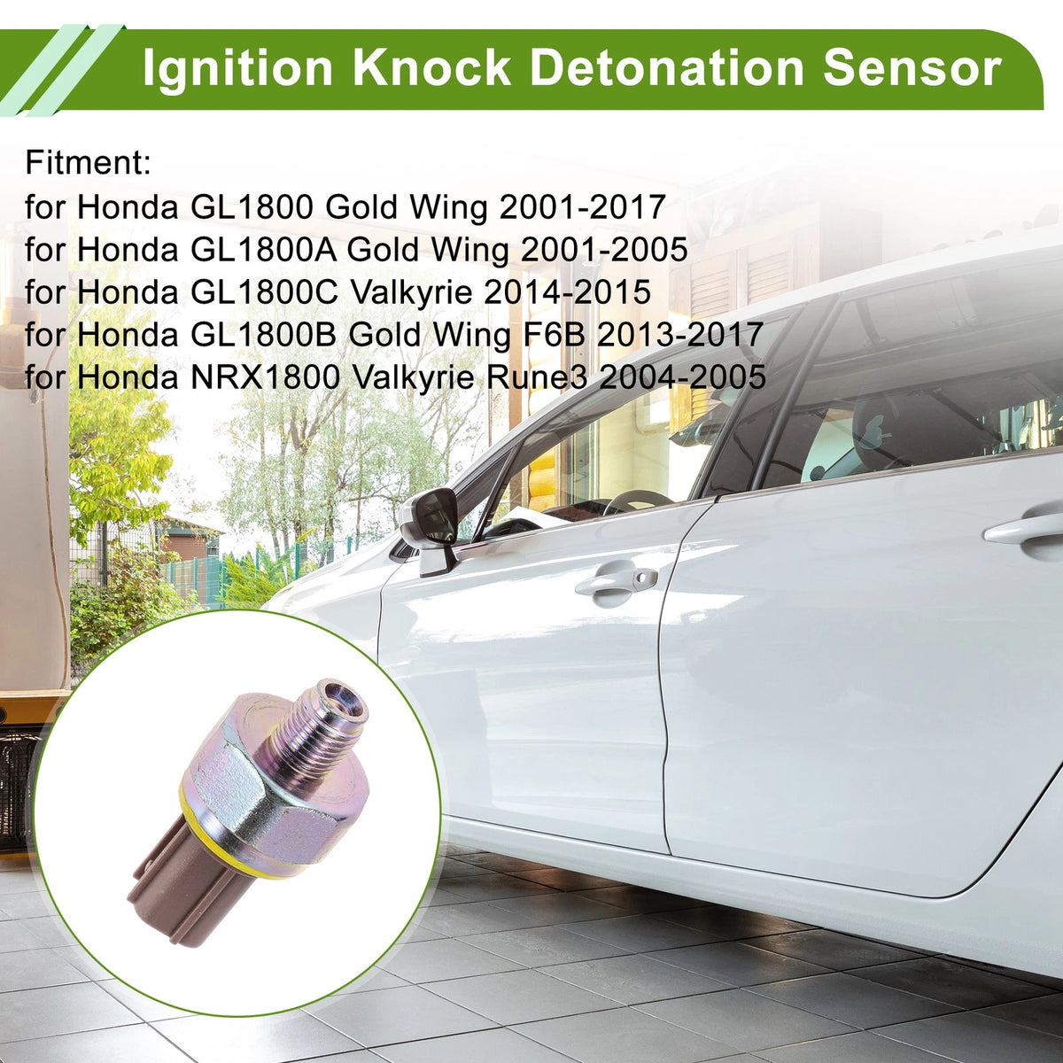 Ignition Knock Detonation Sensor Replacement for Honda GL1800 Gold Wing (2001–2023)