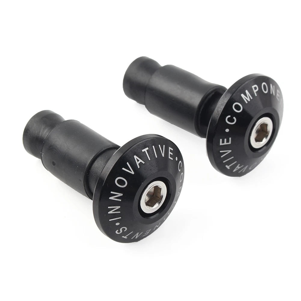 CNC Handle Bar End Weights for Dirt Bike (7/8'', Black)