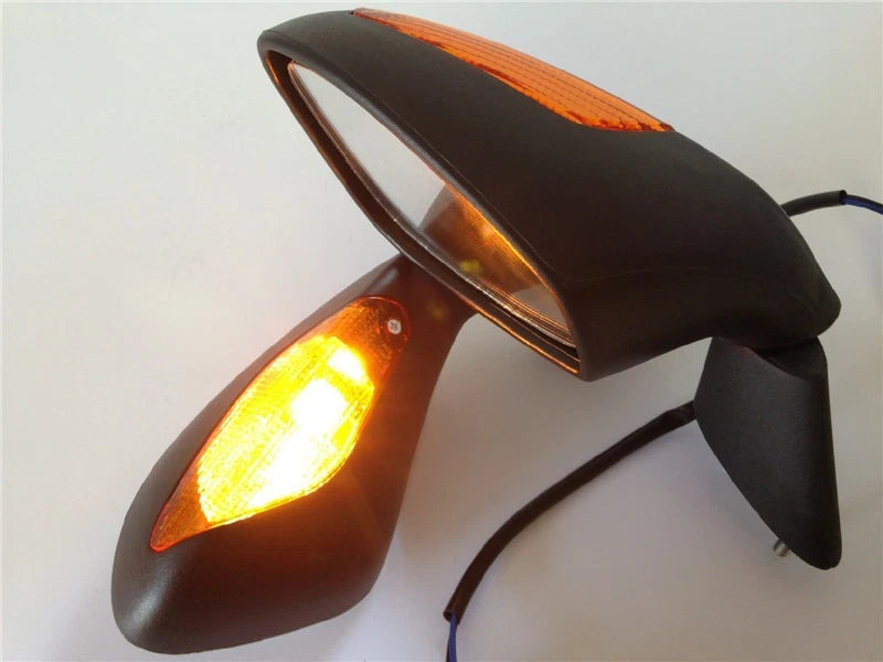 Turn Signal Mirrors for RSV 1000 (2004–2008) - Black