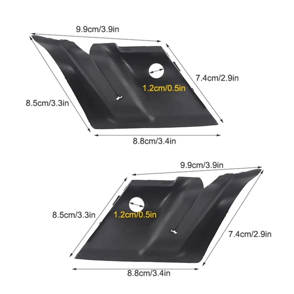 2X Front Bonnet Hinge Cover Trim 1433665 1433666 for Ford Transit MK7 (2006–2013)