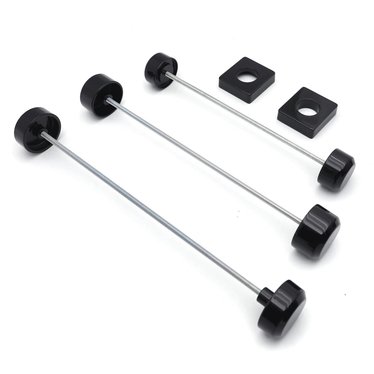 Black Aluminum Fork Axle Caps for Suzuki GSXR 600 750 1000 (1996–2005)