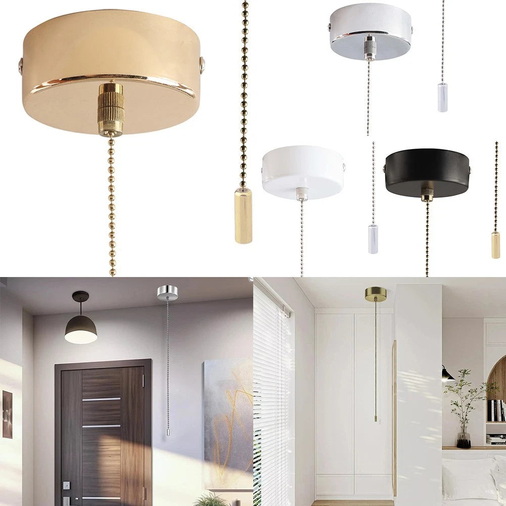 Pull Cord Light Switch for Easy Control (100cm Chain)