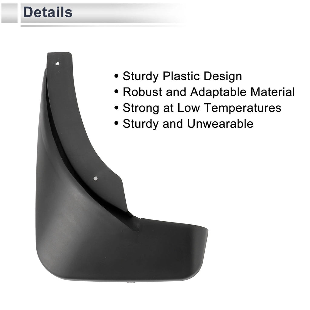 Set of 4 Mud Flaps Splash Guards for Audi A4 (2012–2015)