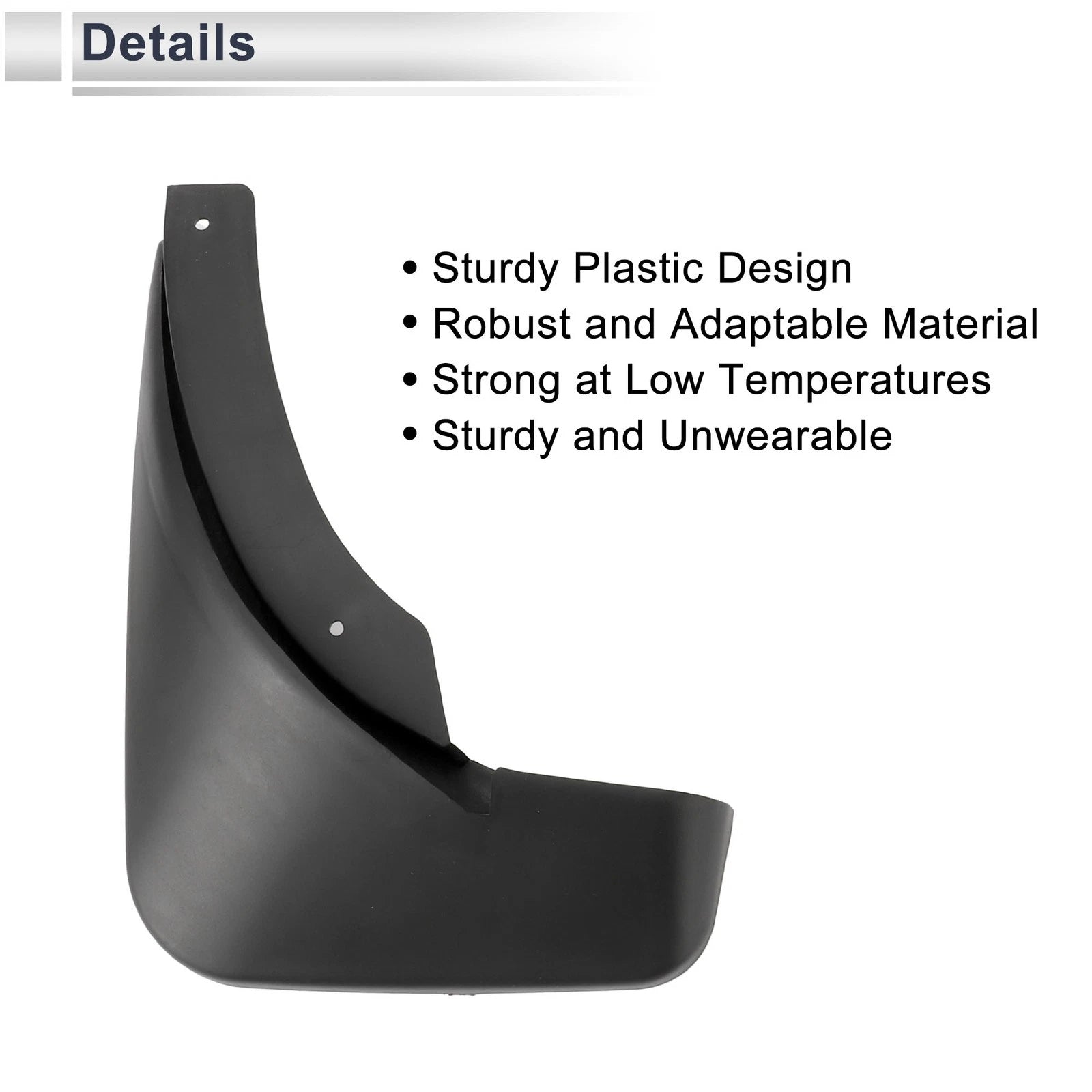 Set of 4 Mud Flaps Splash Guards for Audi A4 (2012–2015)