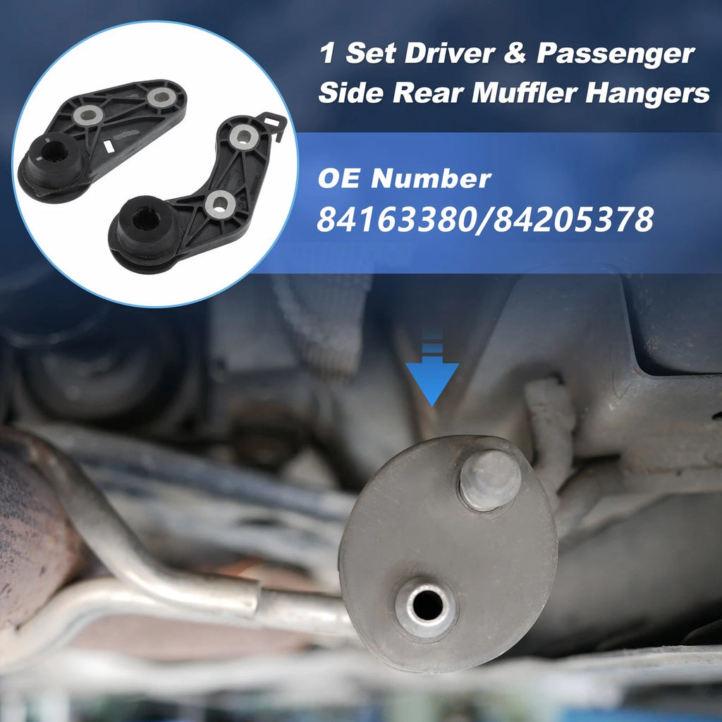 Rear Driver Passenger Side Muffler Hanger Replacement for Chevy Equinox (2018–2019)