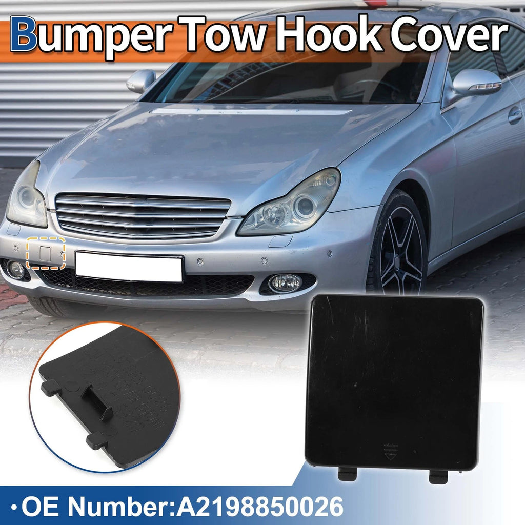 Tow Hook Cover Front Bumper Replacement for Mercedes-Benz CLS (2005–2011)