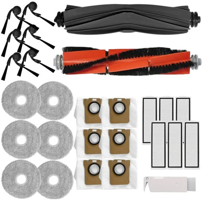 Robot Vacuum Kit for Maintenance - Main Brush & Rubber Side Brush