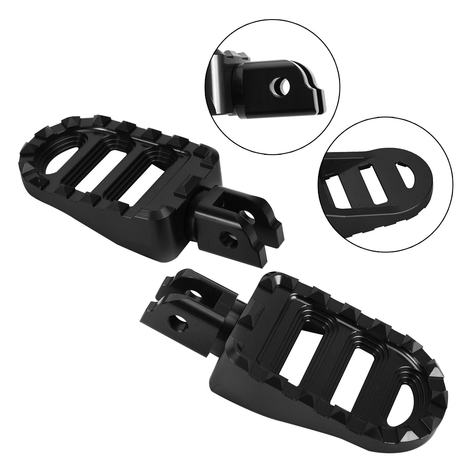 Front Footrests Foot Pegs for Harley Sportster S, Low Rider, Fat Bob, Softail Slim