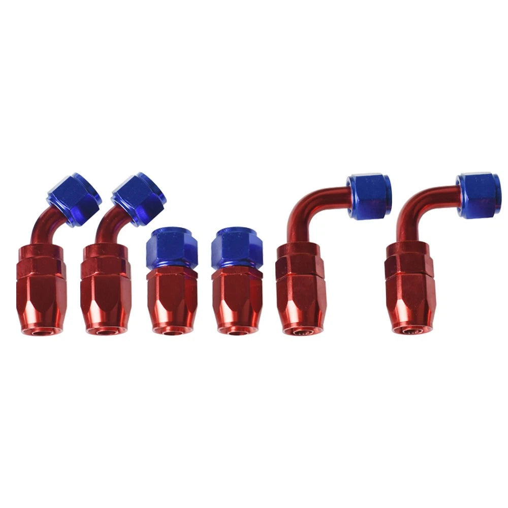 10FT Braided Fuel Hose Line & 8AN Swivel Fitting Kit for Universal Applications