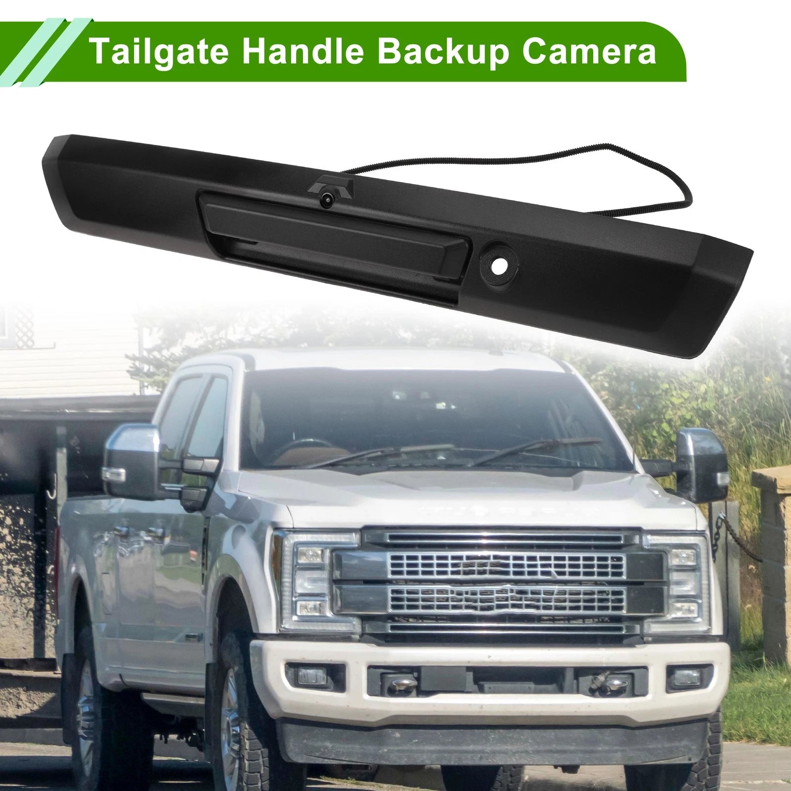Tailgate Handle Rear View Backup Camera for Ford F-250 (2017–2022)
