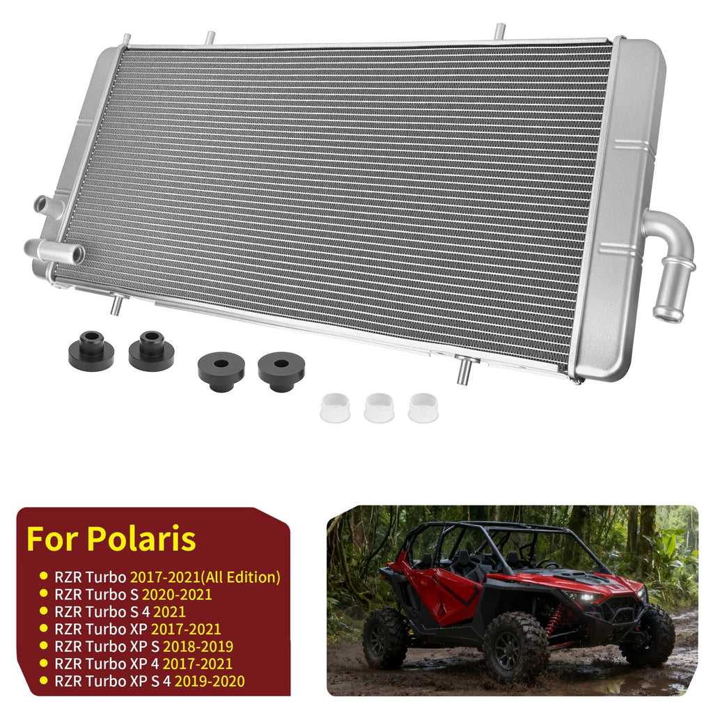 Aluminum Radiator for Polaris RZR XP XP4 Turbo S (2017–2021) 1241115 1241387