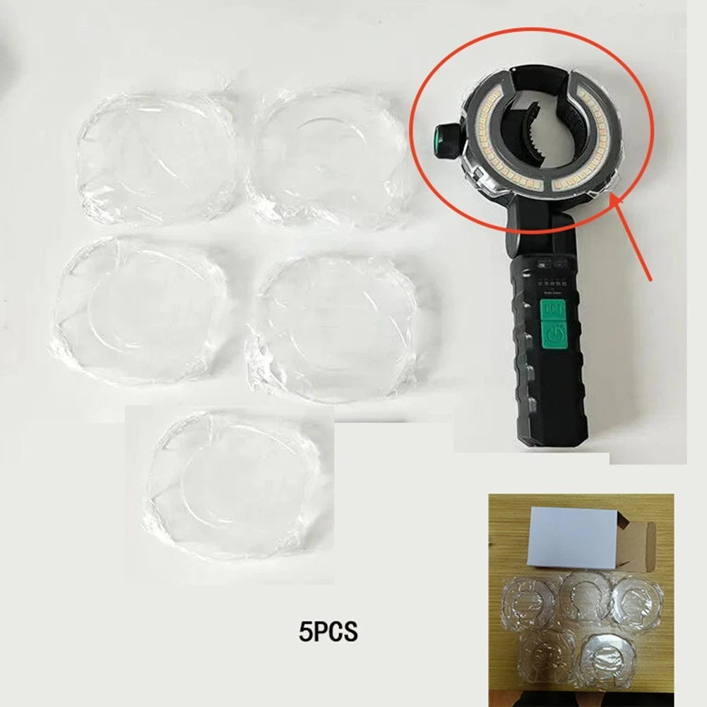 5PCS Car Paint Contrast Protective Plastic Cover for Spotlight Lamp Shade