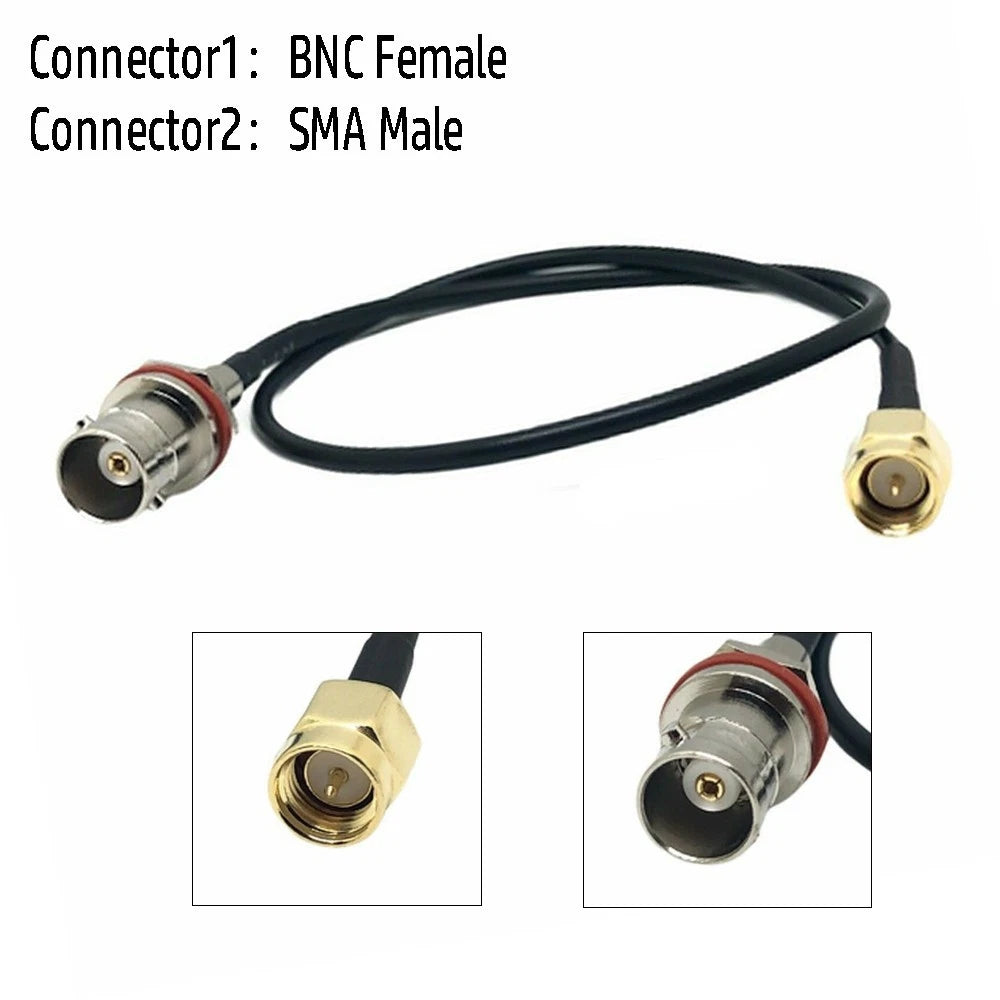 RG174 Antenna Signal Cable with BNC to SMA Adapter for Reliable Performance