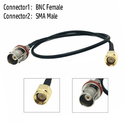 RG174 Antenna Signal Cable with BNC to SMA Adapter for Reliable Performance