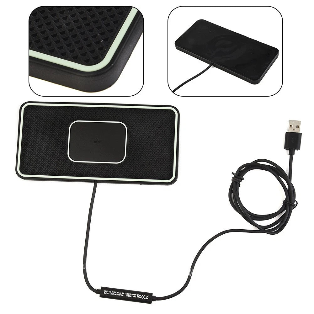 Wireless Charger Pad for Car Fast Charging Phone Stand-Dock (Universal)