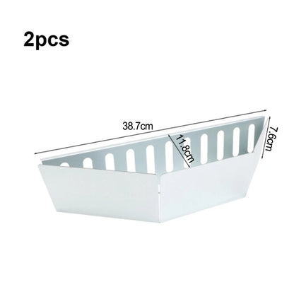 2 Pcs Stainless Steel Charcoal Baskets for BBQ Grill