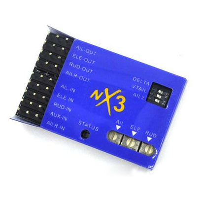 NX3 3D Fixed-wing Gyro Flight Controller for RC Airplane