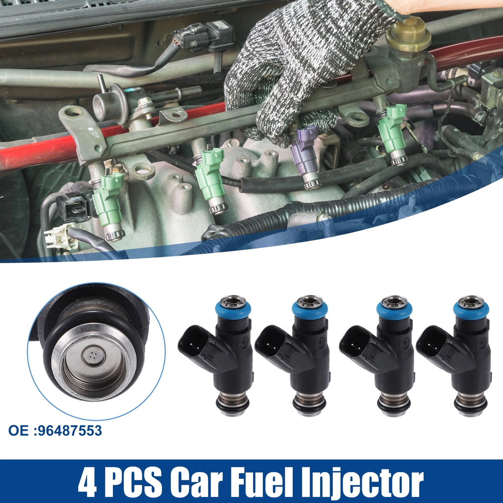 4pcs Fuel Injector Nozzle Replacement for Chevrolet Aveo 1.6L (2006–2008)
