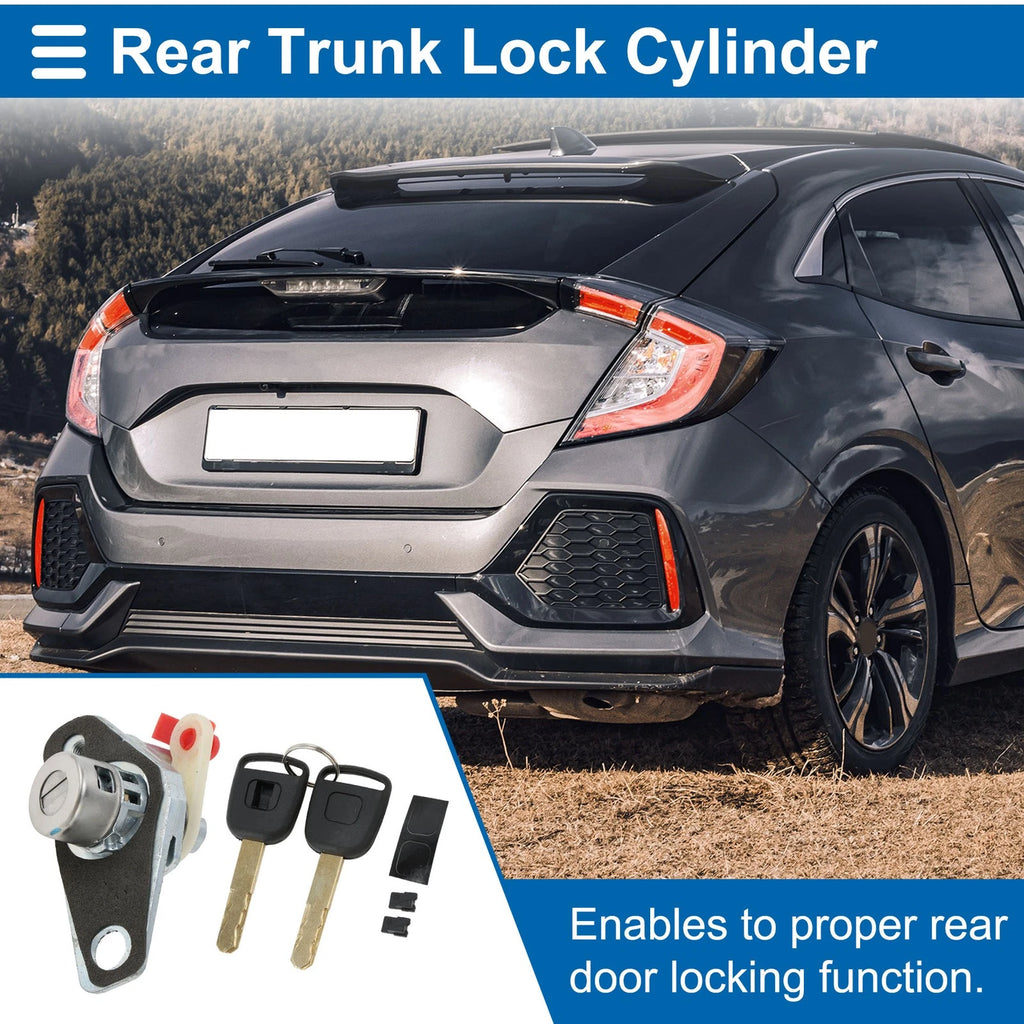 Trunk Lock Cylinder Replacement for Honda Civic with 2 Keys (2012–2021)