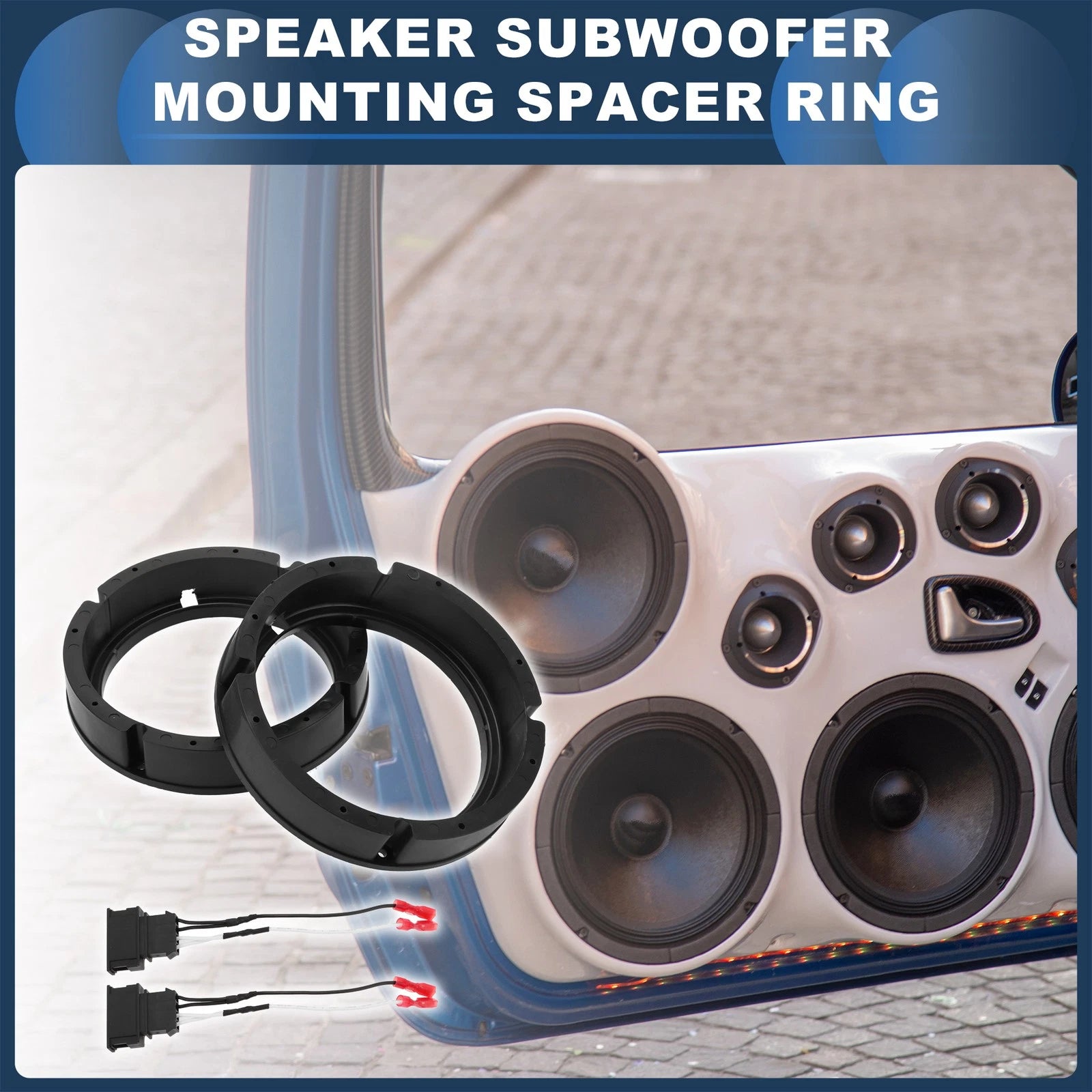 Tweeter Speaker Spacer Adapter for Volkswagen Golf MK4 2 Set (1999–2006)
