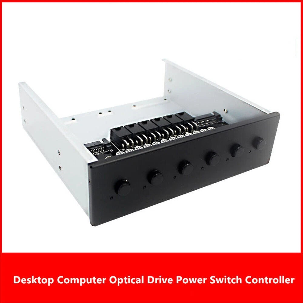 HDD Power Control Switch for 5.25 Inch SATA Drive Selector